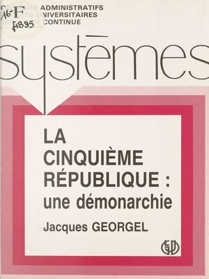 cover image of La Cinquième République